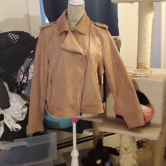 Primark Jackets & Blazers - 💛Brown Suede Jacket